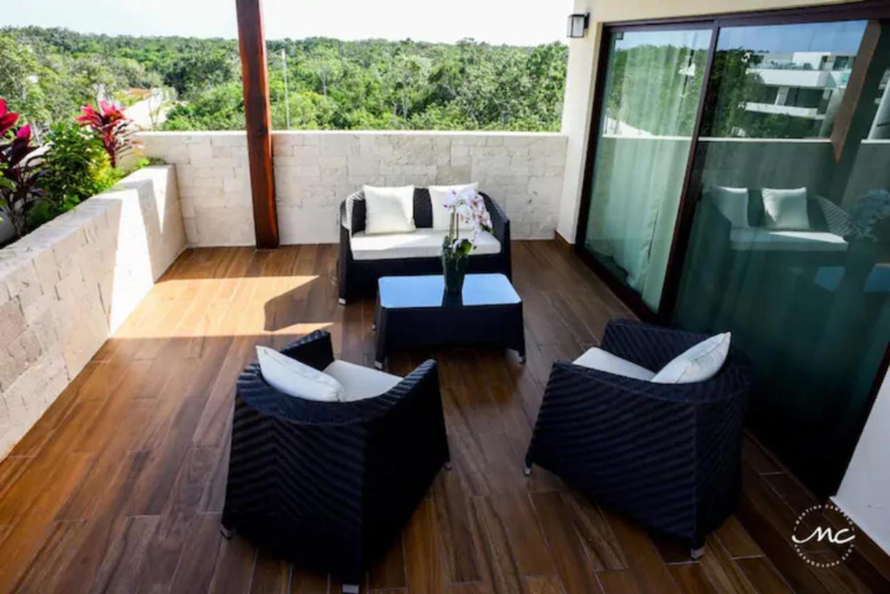 Penthouse Blue Luxury La Veleta Apartment Tulum Exterior foto