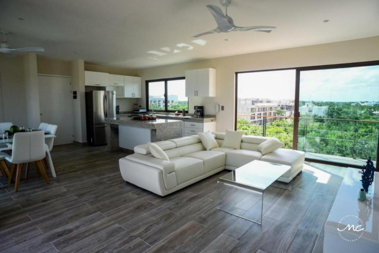 Penthouse Blue Luxury La Veleta Apartment Tulum Exterior foto