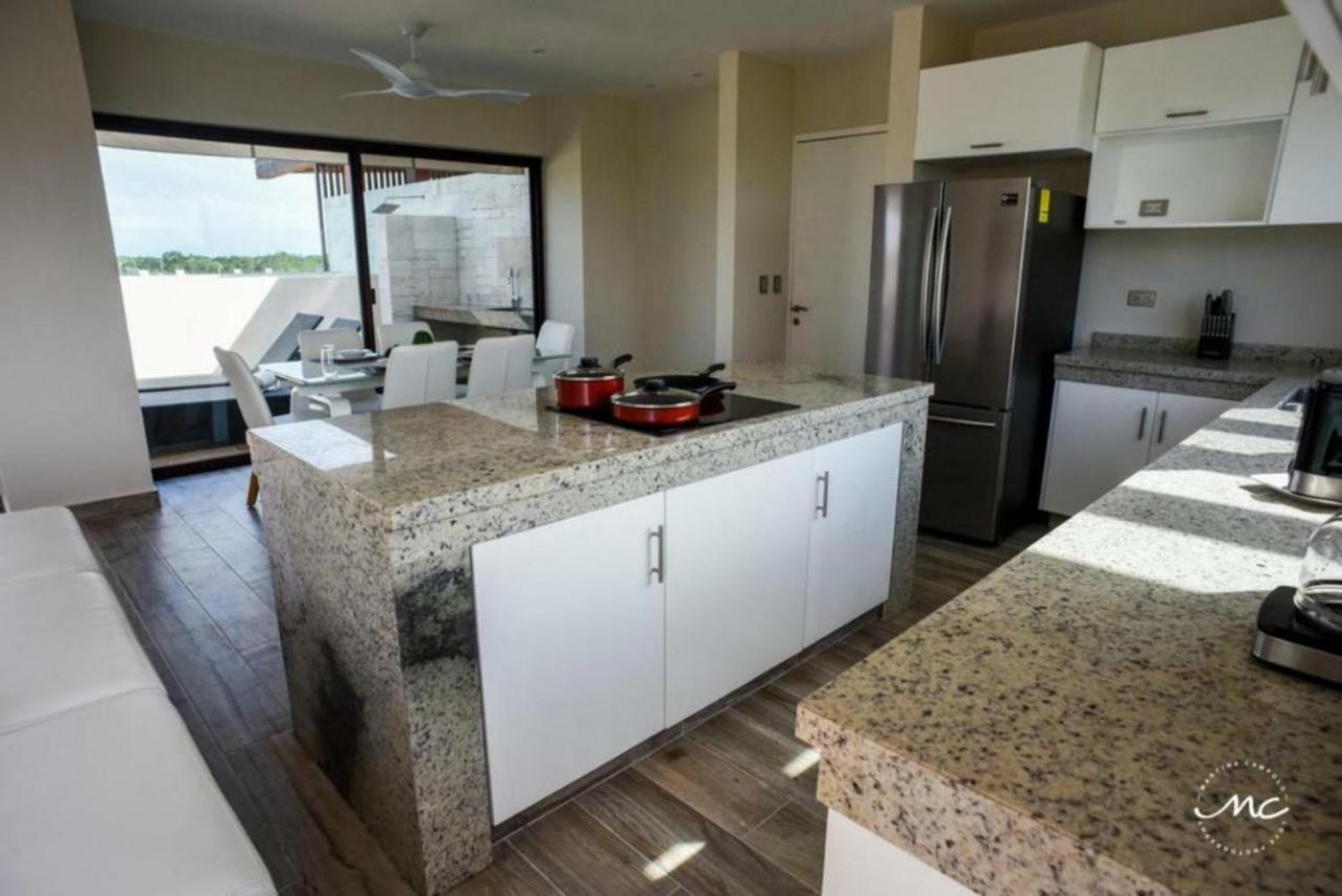 Penthouse Blue Luxury La Veleta Apartment Tulum Exterior foto