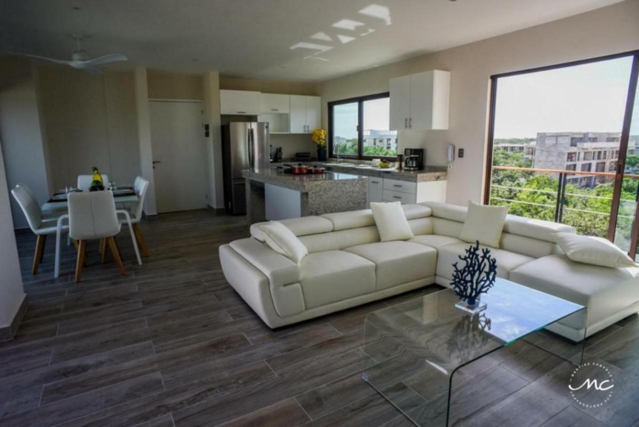 Penthouse Blue Luxury La Veleta Apartment Tulum Exterior foto