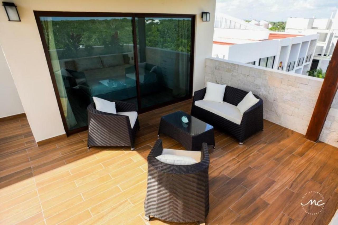 Penthouse Blue Luxury La Veleta Apartment Tulum Exterior foto